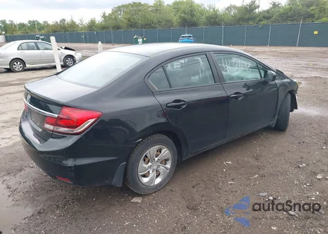 2014 Honda Civic Lx z USA, uszkodzony, nr VIN 19XFB2F59EE011533